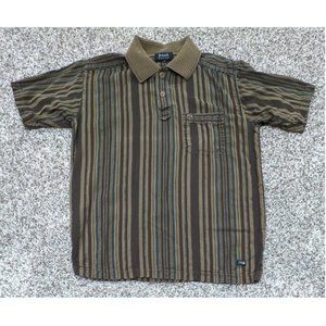 Prinock Original Men's Brown Short Sleeve Polo Shirt Size 42 (L) Short Sleeve